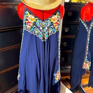 Johnny Was scrappy sun dress